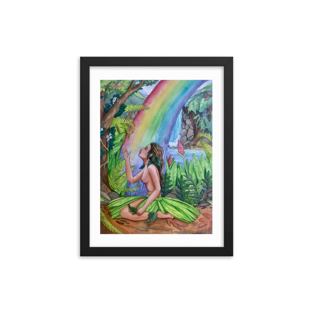 Anuenue Maiden -Framed poster