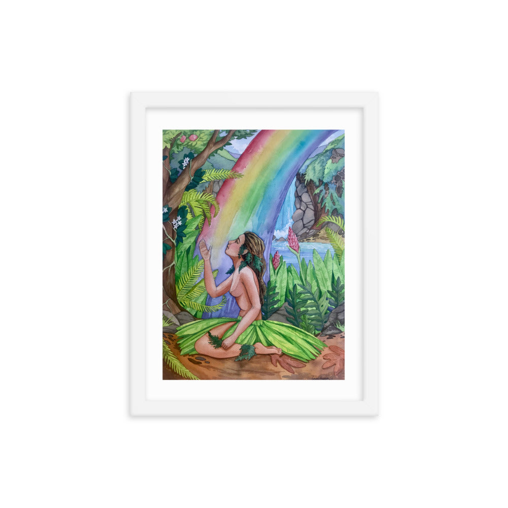 Anuenue Maiden -Framed poster