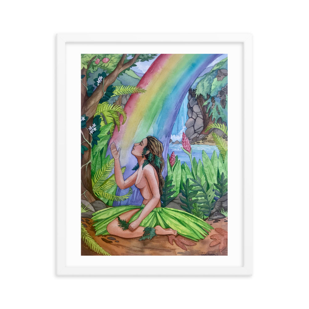 Anuenue Maiden -Framed poster