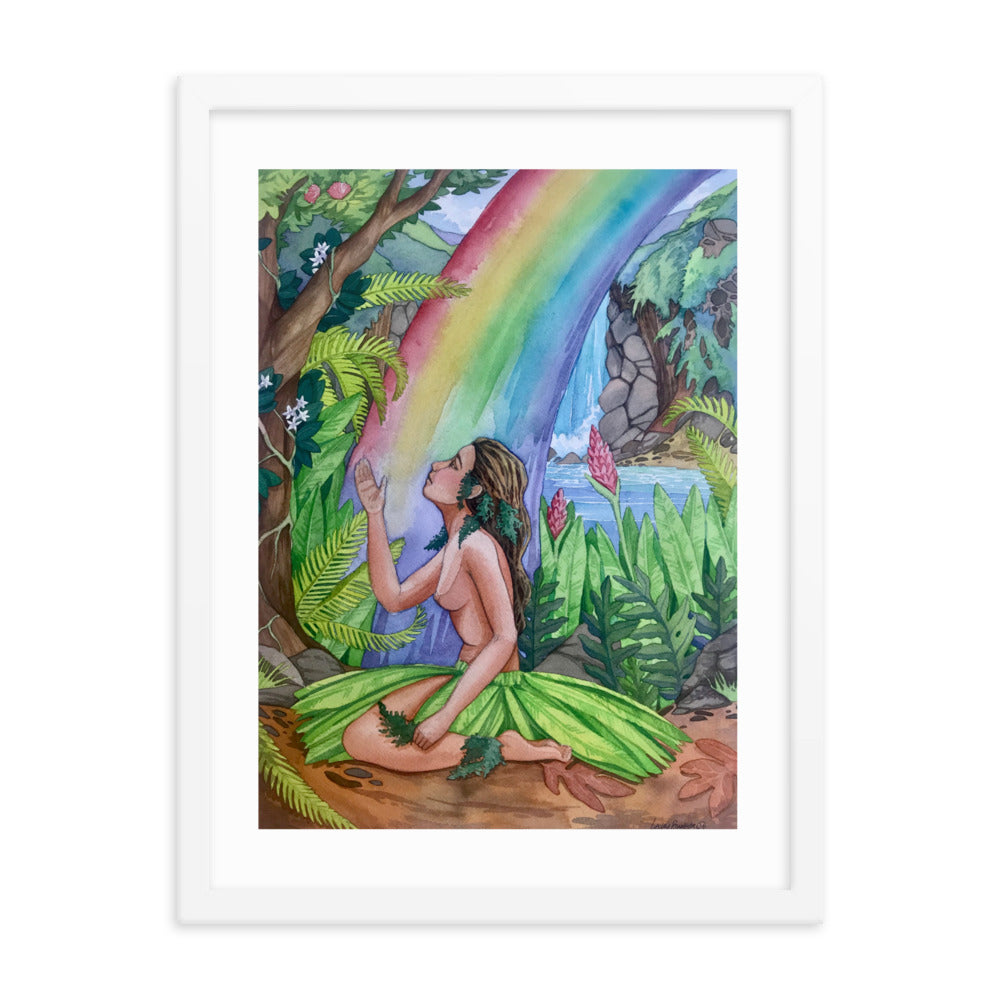 Anuenue Maiden -Framed poster